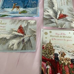 Charming Holiday Greeting Card Set with Festive Designs